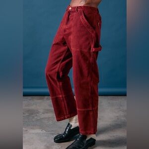 Big Bud Press Carpenter Jeans in Overdyed Red